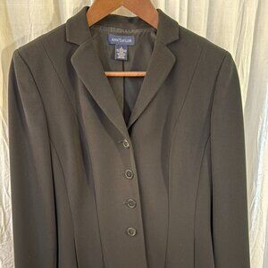 Ann Taylor 4-Button Black Blazer